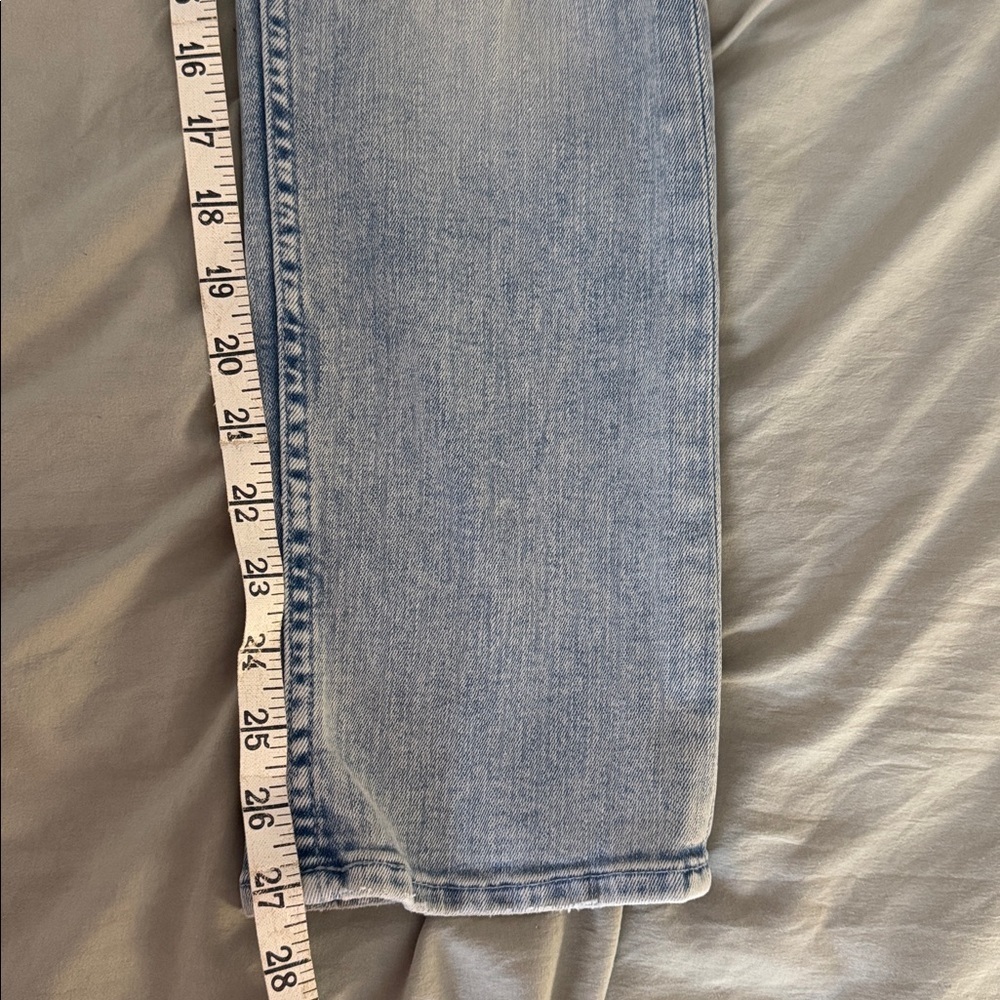Mother The Pixie Tomcat Ankle Jeans 25 Nature of the Game Distressed Light Wash - Picture 10 of 11